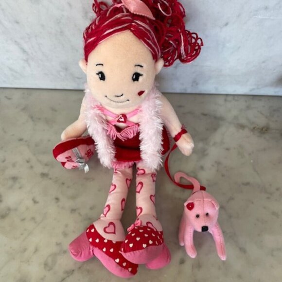 GROOVY GIRLS VIVICA 2006 Be Mine Soft Plush Limited Edition Doll & Poodle Dog - Picture 3 of 14
